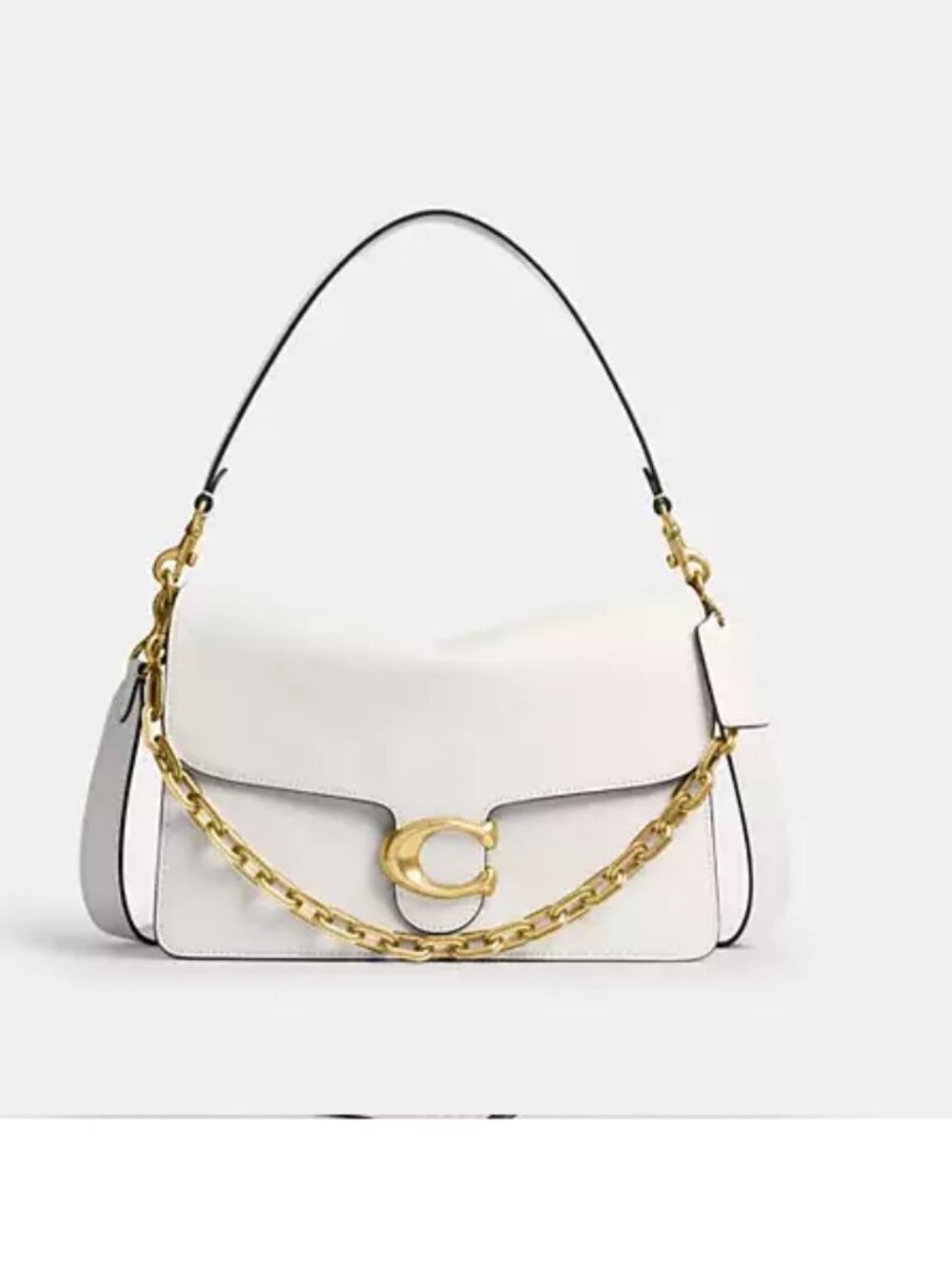 NEW W TAGS & ORIGINAL DUST BAG COACH Women's Chain Tabby Shoulder Leather Bag 30